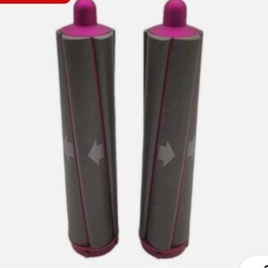 Dyson airwrap 1.6 long barrels; pink fuchsia and Nickel.